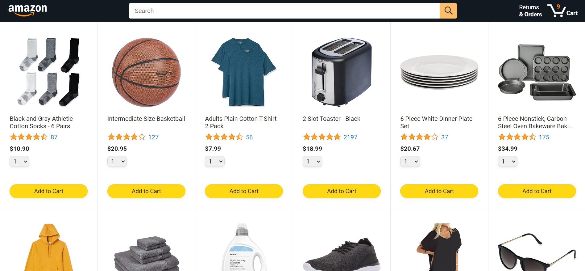 Copy of Amazon Web Store